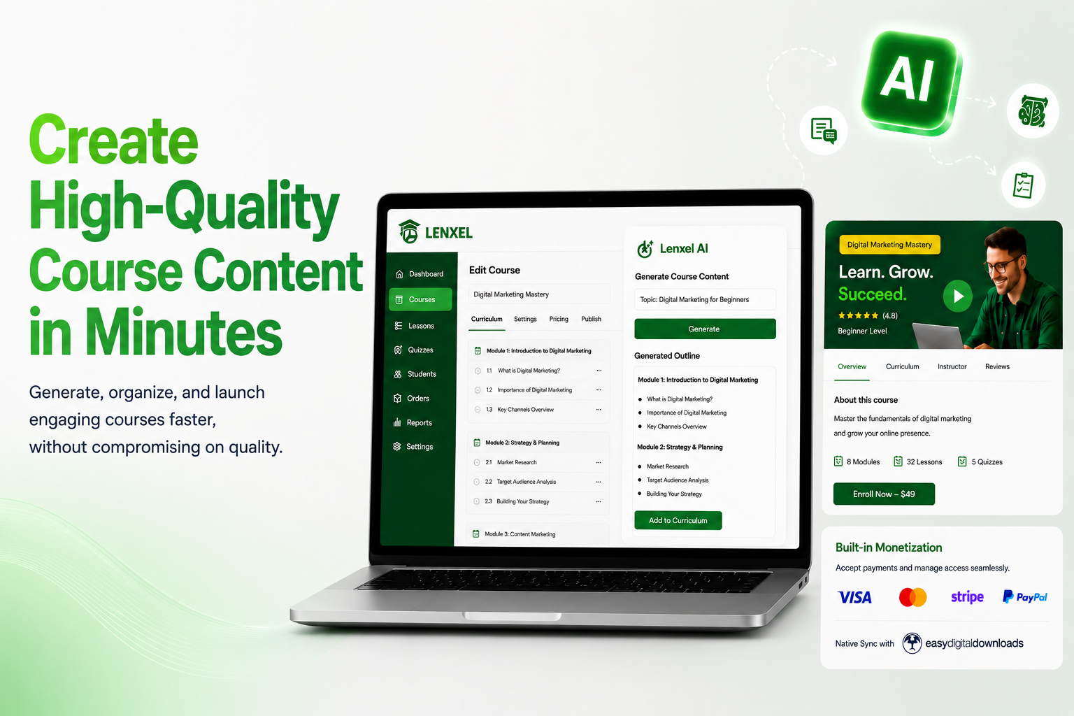 Generate Course Content to Launch an LMS Without Implementation Delays